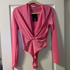 Pink Long Sleeve Bodysuit